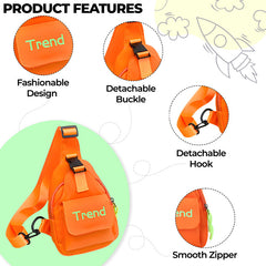 Baby Essential Adorable and Functional Baby Shoulder Bag for Kids (Orange)