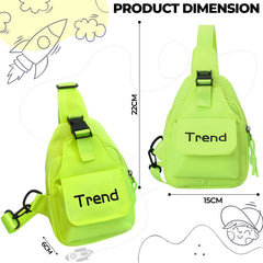 Baby Essential Adorable and Functional Baby Shoulder Bag for Kids (Fluorescent Green)