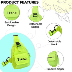 Baby Essential Adorable and Functional Baby Shoulder Bag for Kids (Fluorescent Green)