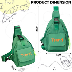 Baby Essential Adorable and Functional Baby Shoulder Bag for Kids (Green)
