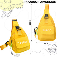 Baby Essential Adorable and Functional Baby Shoulder Bag for Kids (Yellow)