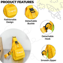 Baby Essential Adorable and Functional Baby Shoulder Bag for Kids (Yellow)