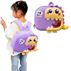 Kindergarten Cute Cartoon Kids School Bag for Boys and Girls (Purple)