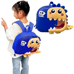Kindergarten Cute Cartoon Kids School Bag for Boys and Girls (Blue)