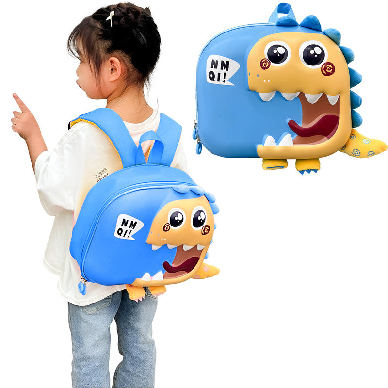 Kindergarten Cute Cartoon Kids School Bag for Boys and Girls (Light Blue)