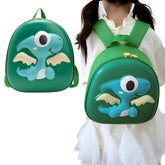 Kindergarten Cute Cartoon Kids School Bag for Boys and Girls (Green)