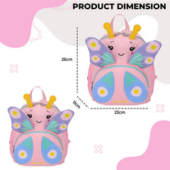 Kindergarten Cute Cartoon Kids School Bag for Boys and Girls (Pink)