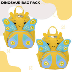 Kindergarten Cute Cartoon Kids School Bag for Boys and Girls (Yellow)
