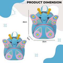 Kindergarten Cute Cartoon Kids School Bag for Boys and Girls (Blue)