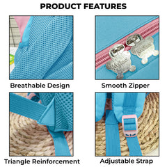 Kindergarten Cute Cartoon Kids School Bag for Boys and Girls (Blue)