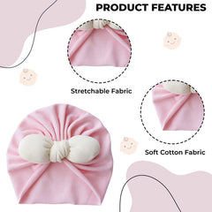 Compact and Stylish Baby Cap (Pink)