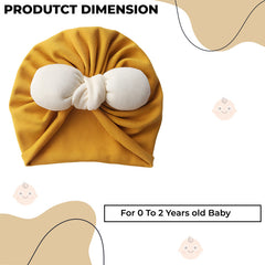 Compact and Stylish Baby Cap (Yellow)