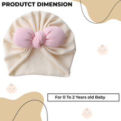 Compact and Stylish Baby Cap (Beige)