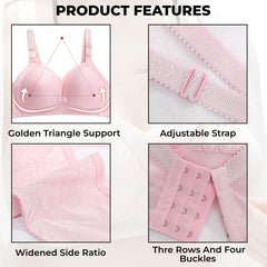 Maternity Bra for Baby Feeding (Powder Pink)