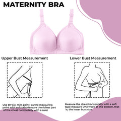 Maternity Bra for Baby Feeding (Light Purple)