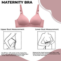 Maternity Bra for Baby Feeding (Purple)