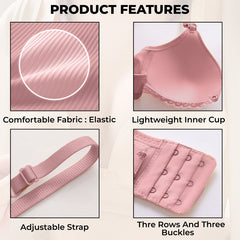 Maternity Bra for Baby Feeding (Purple)