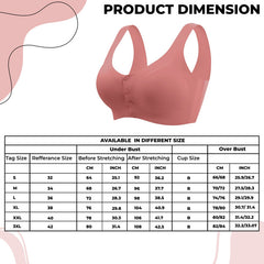 Maternity Bra for Baby Feeding (Light Red)