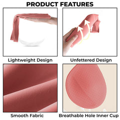 Maternity Bra for Baby Feeding (Light Red)