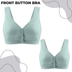 Maternity Bra for Baby Feeding (Green)