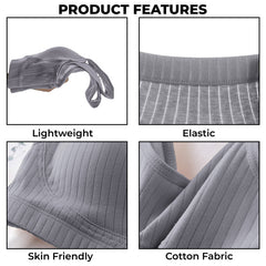 Maternity Bra for Baby Feeding (Dark Gray)