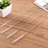 Silicone Baby Milk Bottle Cleaning Brush (Silver)