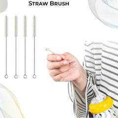 Silicone Baby Milk Bottle Cleaning Brush (Silver)