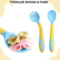 Baby Spoon and fork Set for Baby Feeding (Breland)