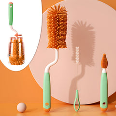 Silicone Baby Milk Bottle Cleaning Brush (Green)