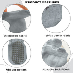 Baby Socks Soft and Anti-Slip Infant Socks (Blue)