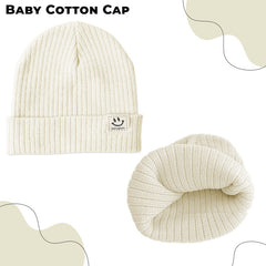 Compact and Stylish Baby Cap (off White)