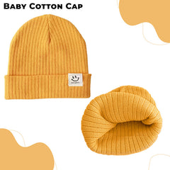 Compact and Stylish Baby Cap (Mustard)