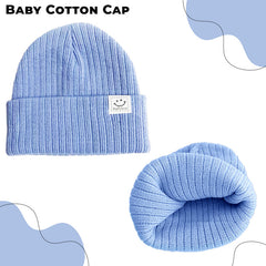 Compact and Stylish Baby Cap (Water Blue)