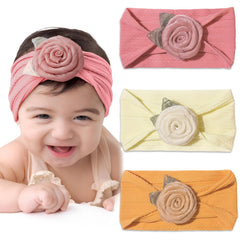Baby Headband for Baby Hair Accessories for infant (Deep Bean Paste)