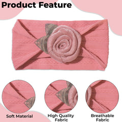 Baby Headband for Baby Hair Accessories for infant (Deep Bean Paste)