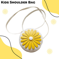 Trendy Crossbody Sling Backpack for Kids (White)