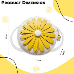 Trendy Crossbody Sling Backpack for Kids (White)