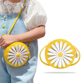 Trendy Crossbody Sling Backpack for Kids (Yellow)