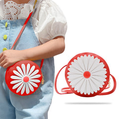 Trendy Crossbody Sling Backpack for Kids (Red)