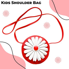 Trendy Crossbody Sling Backpack for Kids (Red)