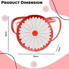 Trendy Crossbody Sling Backpack for Kids (Red)