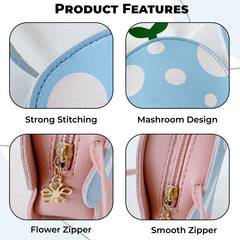 Trendy Crossbody Sling Backpack for Kids (blue)