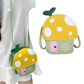 Trendy Crossbody Sling Backpack for Kids (Yellow)