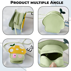 Trendy Crossbody Sling Backpack for Kids (Yellow)