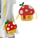 Trendy Crossbody Sling Backpack for Kids (Red)