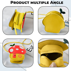 Trendy Crossbody Sling Backpack for Kids (Red)