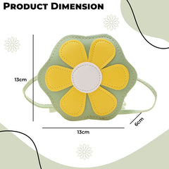 Trendy Crossbody Sling Backpack for Kids (Light Green)