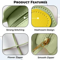 Trendy Crossbody Sling Backpack for Kids (Light Green)