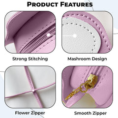 Trendy Crossbody Sling Backpack for Kids (Light Purple)