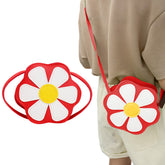 Trendy Crossbody Sling Backpack for Kids (Red)